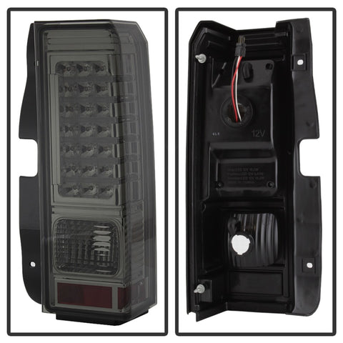 Xtune Hummer H3 06-09 ( Non H3T ) LED Tail Lights Smoke ALT-ON-HH306-LED-SM - 5013064