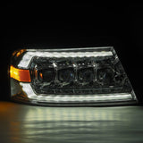 AlphaRex 04-08 Ford F150 / 06-08 Lincoln Mark LT NOVA LED Proj Headlights Chrome w/Activ Light/Seq - 880129