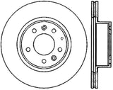 StopTech Sport Slotted (CRYO) 93-95 Mazda RX-7 Front Right Slotted Rotor - 126.45051CSR