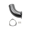 Wehrli 2001-04  Chevrolet 6.6L LB7 Duramax 3.5in Intake Horn - Gun Metal - WCF100342-GM