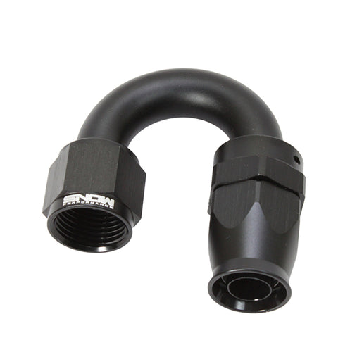 Snow -10AN 180 Degree PTFE Hose End (Black) - SNF-60118