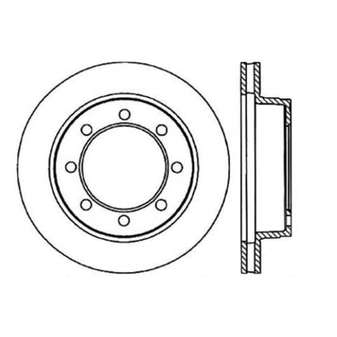 Stoptech Performance Brake Rotor - 120.65053CRY