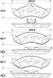 StopTech Street Brake Pads - 308.07460