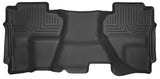 Husky Liners 14-15 Chevy Silverado Double Cab X-Act Contour Black 2nd Row Floor Liners - 53911