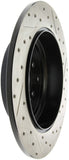 StopTech Slotted & Drilled Sport Brake Rotor - 127.40072R