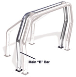 Go Rhino RHINO Bed Bar - Rear Main B bar - Chrome - 92002C