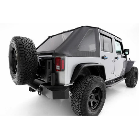 Rampage 07-18 Jeep Wrangler JK Unlimited TrailCrawler Rock Slider & Rocker Guard - Black - 88737