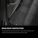 Husky Liners 10-15 Dodge Ram Mega Cab X-Act Contour Black 2nd Row Floor Liners - 53681