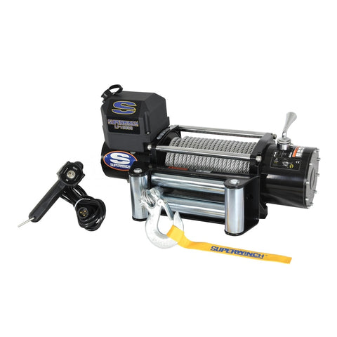 Superwinch 10000 LBS 12V DC 3/8in x 85ft Steel Rope LP10000 Winch - 1510200