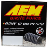 AEM 2.75 inch x 5 inch DryFlow Air Filter - 21-202BF