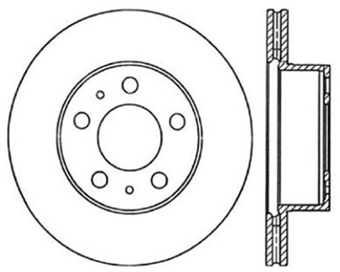 StopTech Slotted Sport Brake Rotor - 126.39006SR