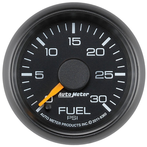 Autometer Factory Match Chevy 2-1/16in FSE 0-30 PSI Fuel Pressure Gauge - 8360