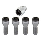 McGard Wheel Lock Bolt Set - 4pk. (Cone Seat) M14X1.25 / 17mm Hex / 27.3mm Shank Length - Black - 27326