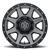 ICON Rebound 17x8.5 8x6.5 13mm Offset 5.25in BS 121.4mm Bore Titanium Wheel - 1817858052TT