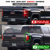 Spyder GMC Sierra 2016-2017 Light Bar LED Tail Lights - Black ALT-YD-GS16-LED-BK - 5083777