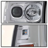 Spyder 99-04 Ford F-250 Super Duty Light Bar Projector Headlights - Chrome (PRO-YD-FF25099V2-LB-C) - 5084675