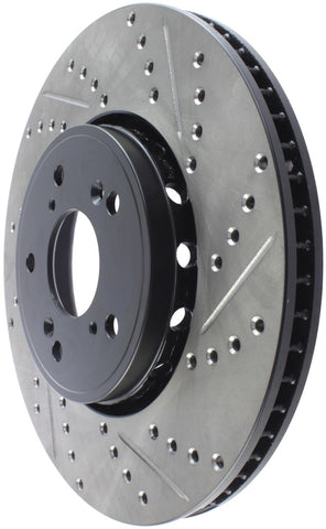 StopTech Slotted & Drilled Sport Brake Rotor - 127.40080L