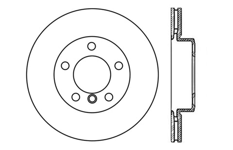 StopTech Drilled Sport Brake Rotor - 128.34108L