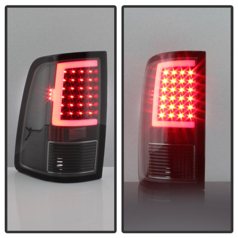 xTune 09-18 Dodge Ram 1500 (Incandescent Model) LED Tail Lights - Blk (ALT-ON-DR09-LBLED-BK) - 5082206