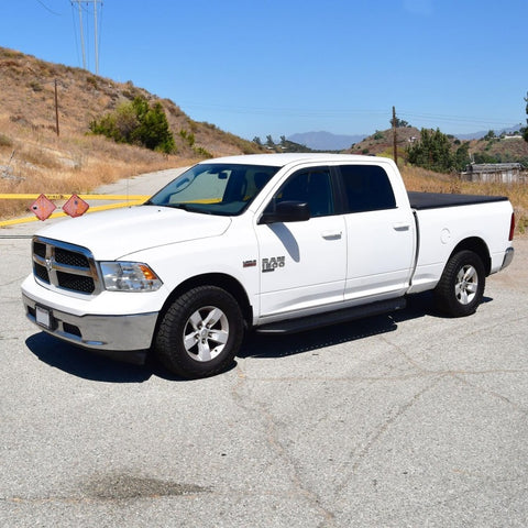 Westin 19-23 Ram 1500 Crew Cab Pickup (Excl. 1500 Classic) Outlaw Running Boards - Textured Black - 28-34085