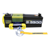 Superwinch 5500 LBS 12V DC 1/4in x 60ft Synthetic Rope S5500 Winch - 1455201