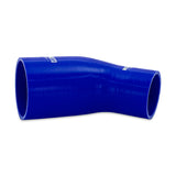 Mishimoto Silicone Reducer Coupler 45 Degree 2.5in to 3.25in - Blue - MMCP-R45-25325BL