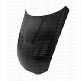 Seibon 07-10 BMW 3 Series 2 dr E92 (Excl M3 & convertible) GTR-style Carbon Fiber Hood - HD0708BMWE922D-GTR