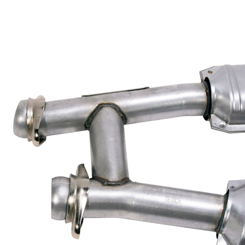 BBK 86-93 Mustang 5.0 High Flow H Pipe With Catalytic Converters - 2-1/2 - 1521