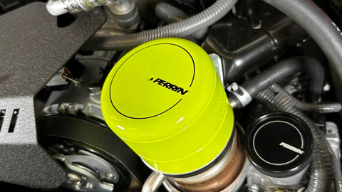 Perrin 2015+ Subaru WRX/STI Oil Filter Cover - Neon Yellow - PSP-ENG-716NY