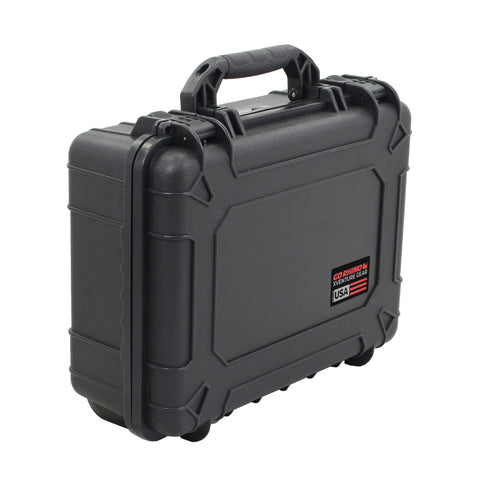 Go Rhino XVenture Gear Hard Case - Large 20in. / Lockable / IP67 / Automatic Air Valve - Tex. Black - XG201608