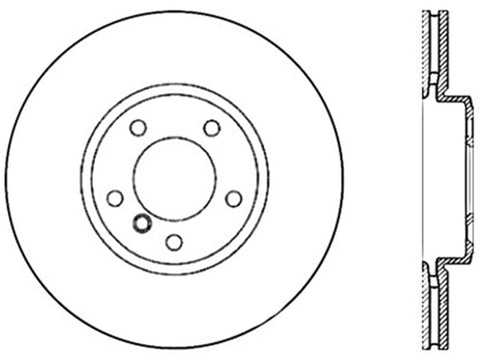 StopTech Drilled Sport Brake Rotor - 128.34112L