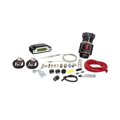 Snow Performance Univ Stg 3 Boost Cooler Water Inj. Kit (Red Hi-Temp Tubing/Quick Fittings) w/o Tank - SNO-50100-T