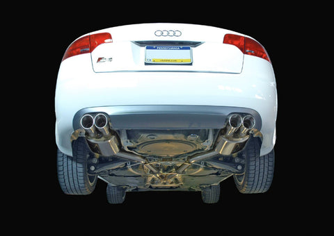 AWE Tuning Audi B7 S4 Track Edition Exhaust - Polished Silver Tips - 3020-42010