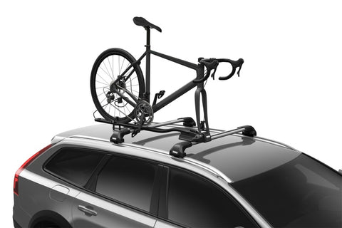 Thule FastRide Fork-Mount Roof Bike Rack (For Quick-Release Bikes/Adapter Req. for Thru-Axle) - Blk - 564005