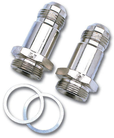 Russell Performance -8 AN Carb Adapter Fittings (2 pcs.) (Endura) - 640211