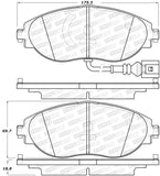 StopTech Sport 12-17 Volkswagen CC Front Brake Pads - 309.16330