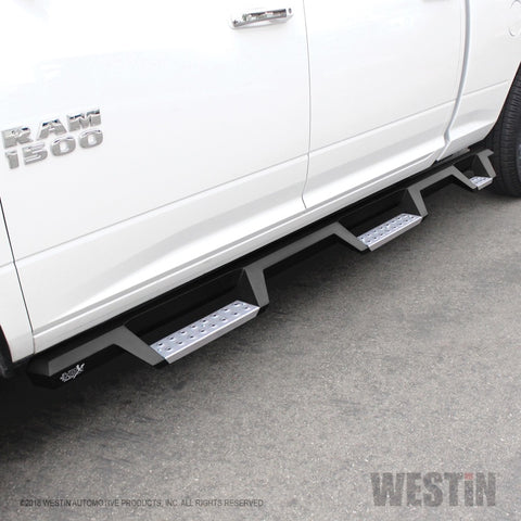 Westin 19-23 1500 Classic CC / 10-23 2500/3500 CC 6.5ft. HDX SS Drop W2W Nerf Step Bars - Tex. Blk - 56-5343252