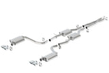 Borla 15-16 Dodge Challenger R/T 5.7L Dual Rectangle Angle Cut Dual Split Rear Exit ATAK Exhaust - 140628