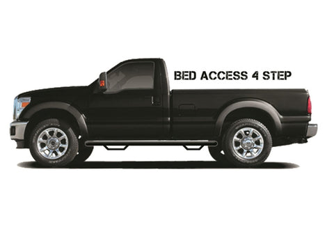 N-Fab Nerf Step 02-08 Dodge Ram 1500/2500/3500 Regular Cab 8ft Bed - Tex. Black - Bed Access - 3in - D0284RC-4-TX