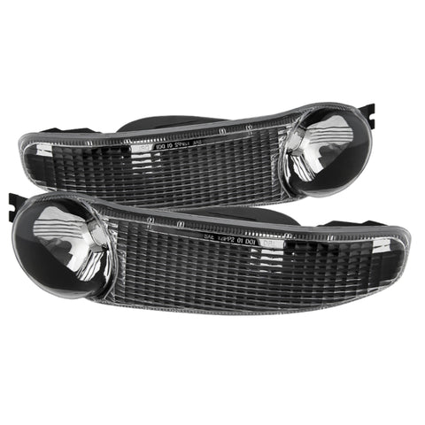 Xtune GMC Sierra Denali 00-06 Bumper Lights Black CBL-GD00-BK - 9027079