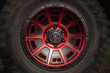 ICON Victory 17x8.5 5x4.5 0mm Offset 4.75in BS Satin Black w/Red Tint Wheel - 3017856547SBRT