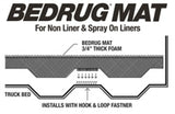 BedRug 07-16 Toyota Tundra 6ft 6in Bed Mat (Use w/Spray-In & Non-Lined Bed) - BMY07RBS