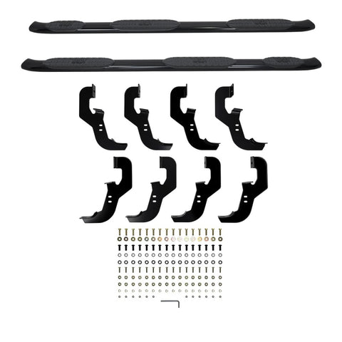 Westin 2019 Chevrolet Silverado/Sierra 1500 CC (5.5ft) PRO TRAXX 5 WTW Oval Nerf Step Bars - Black - 21-534685