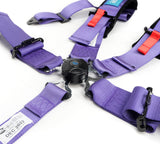 NRG SFI 16.1 5Pt 3 Inch Seat Belt Harness with Pads / Cam Lock - Purple - SBH-B6PCPP