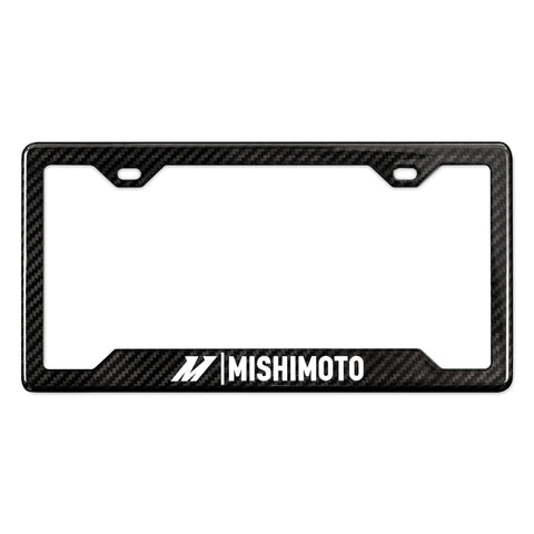 Mishimoto Carbon Fiber License Plate Frame - Gloss - MMPROMO-FRAME-CF-G