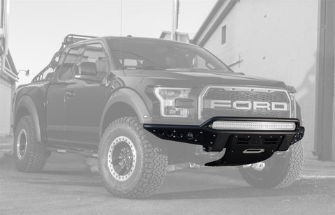 Addictive Desert Designs 17-18 Ford F-150 Raptor Stealth R Front Bumper w/ Winch Mount - F113782880103