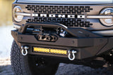 DV8 Offroad 2021+ Ford Bronco Modular Front Bumper Winch Capable w/ Auxiliary Light Mounts - FBBR-02