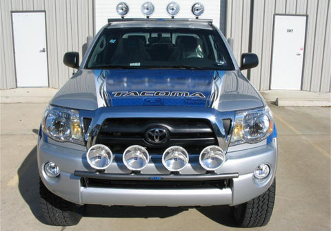 N-Fab Light Bar 05-11 Toyota Tacoma - Tex. Black - Light Tabs - T054LB-TX