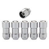 McGard Wheel Lock Nut Set - 5pk. (Cone Seat) M14X1.5 / 22mm Hex / 1.965in. Length - Chrome - 24510