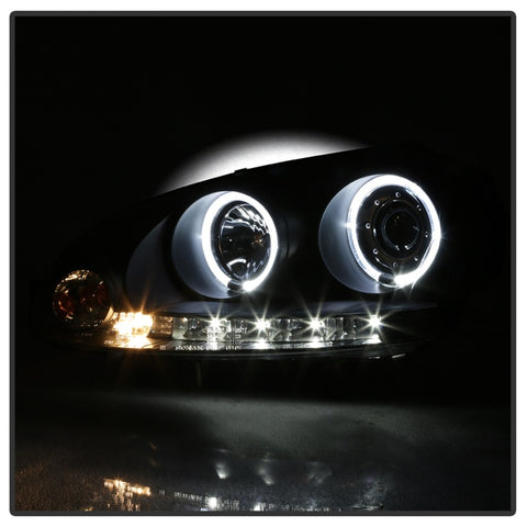 Spyder Volkswagen GTI 06-09/Jetta 06-09 Halogen Model Only - LED Halo DRL Black PRO-YD-VG06-HL-BK - 5012098